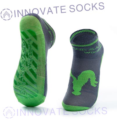 Tianhe Sand Ankle antidérapant traction trampoline Park chaussettes