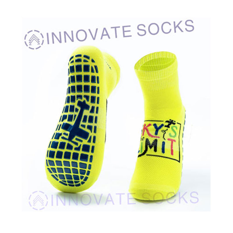 Sky Extreme Ankle antidérapant traction trampoline Park chaussettes